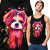 TANK TOP ZWIERZĘTA  SHIH TZU